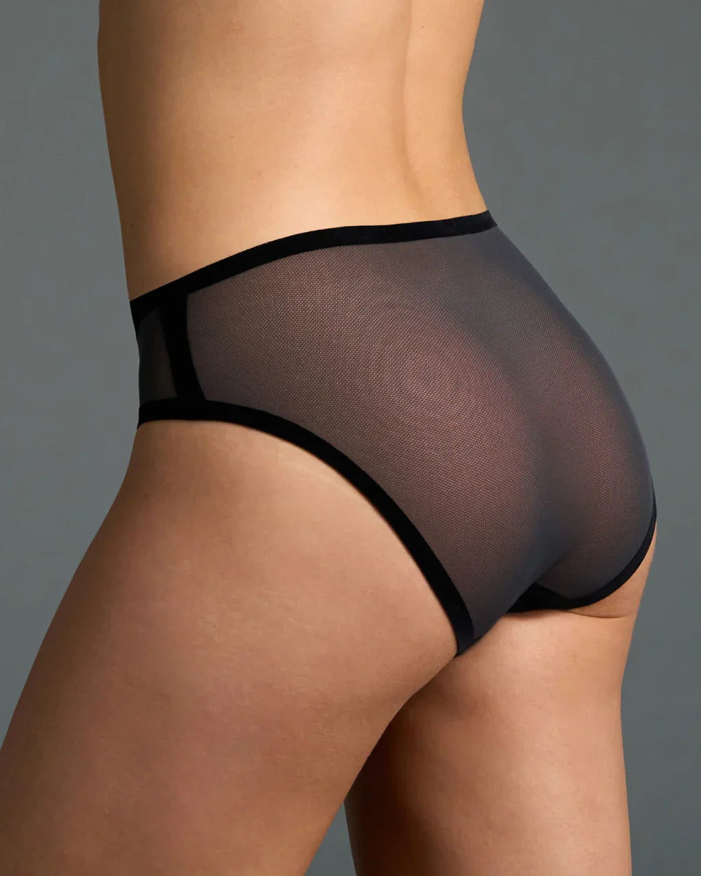 EBY Bra Sheer Brief - Black (x2)