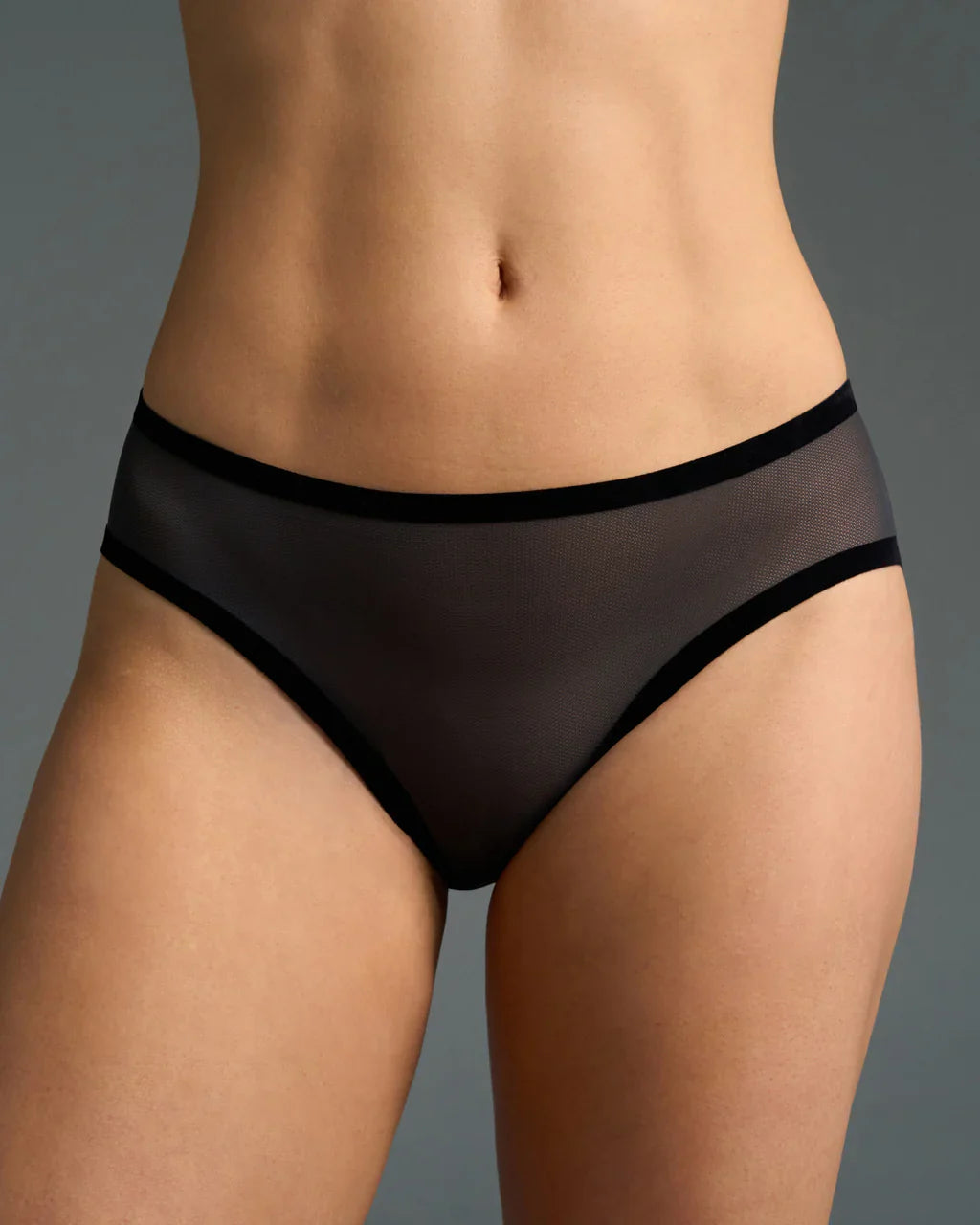 EBY Bra Sheer Brief - Black (x2)